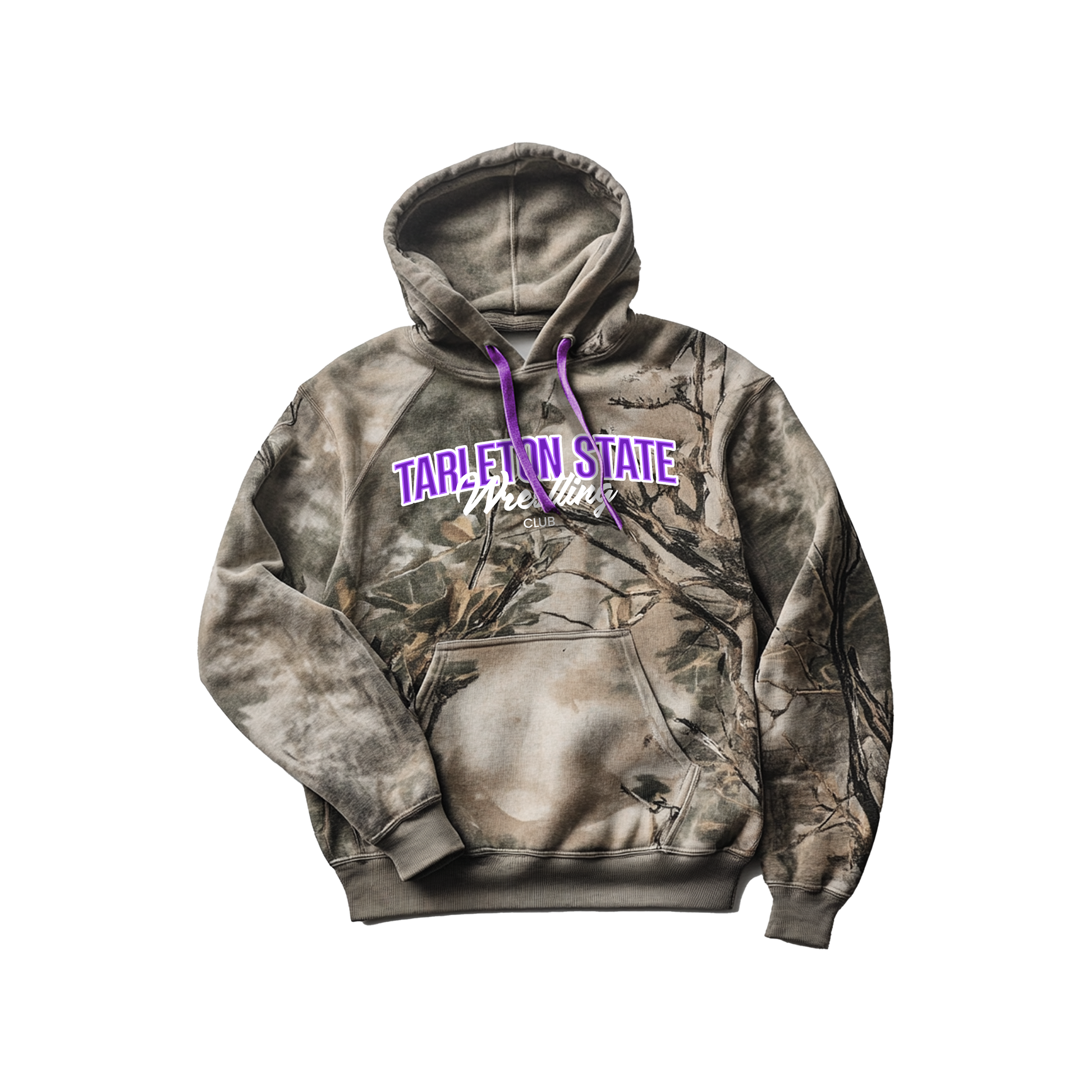 Tarleton State Wrestling Camo Hoodie (PO)