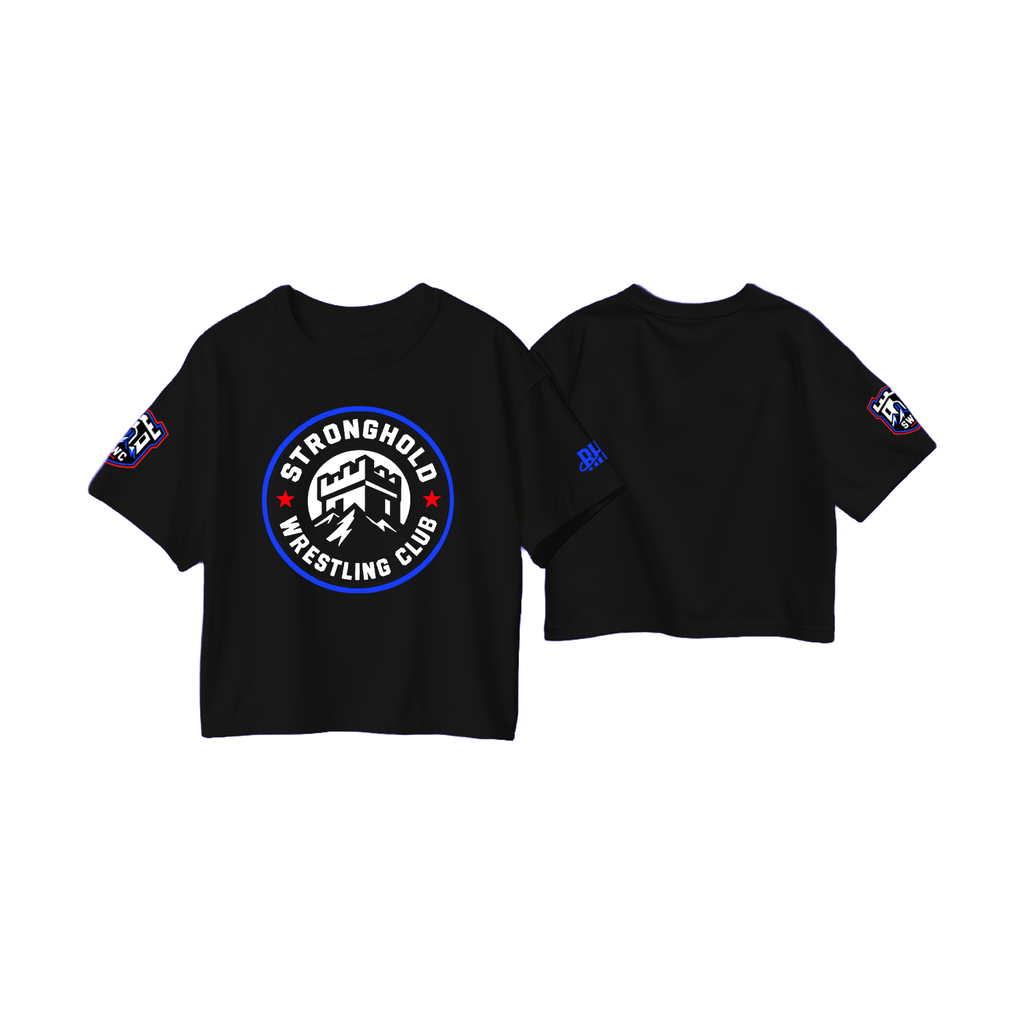 Stronghold Women's Wrestling Cropped Everyday T-Shirt