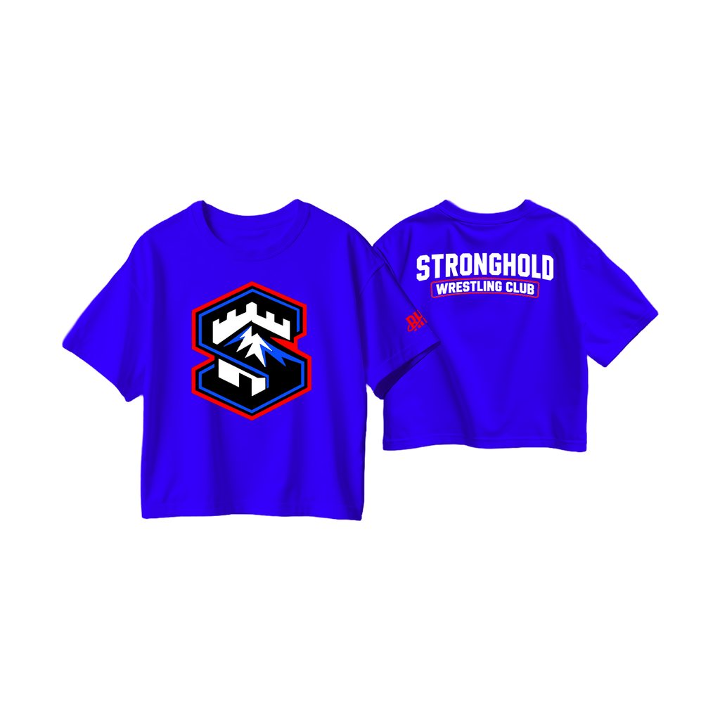 Stronghold Women's Wrestling Cropped Everyday T-Shirt