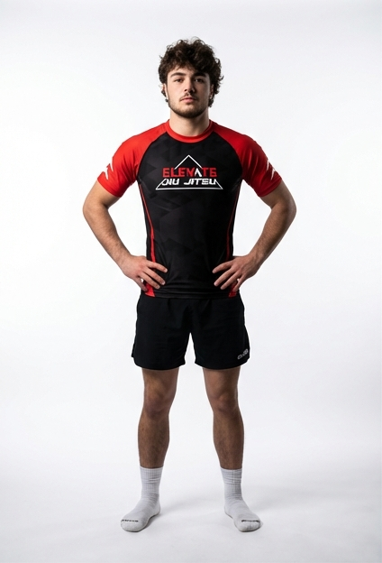 Elevate Jiu Jitsu Rashguard - Professional Render
