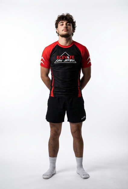 Elevate Jiu Jitsu Rashguard - Professional Render