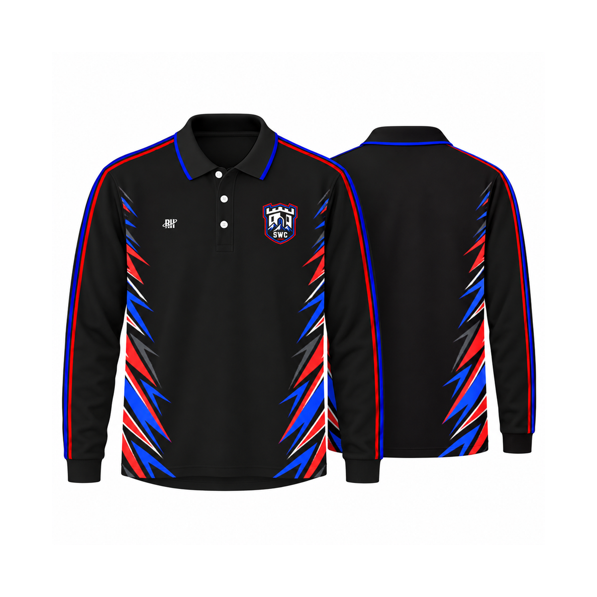 Stronghold Wrestling Long Sleeve Polo (Dri Fit)
