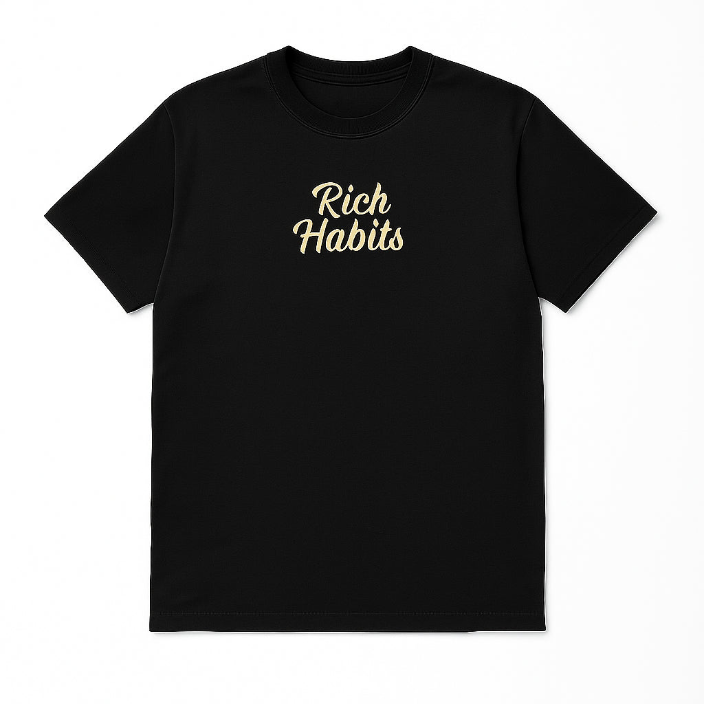 Rich Habits Heavyweight Tee - Product Photo