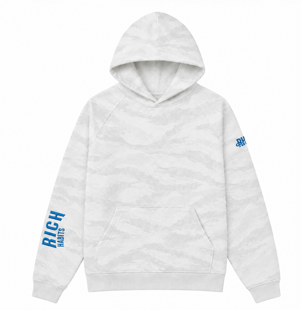 Rich Habits New Era Camo Hoodie Pre-Order
