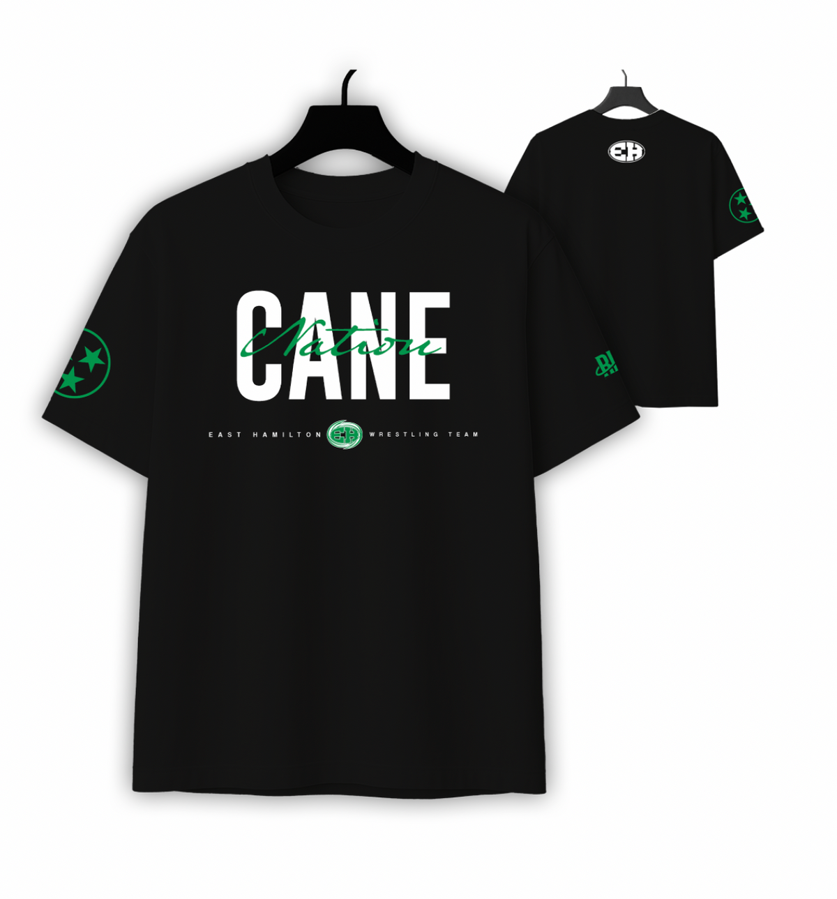 East Hamilton High School Wrestling Short Sleeve Fan Tee