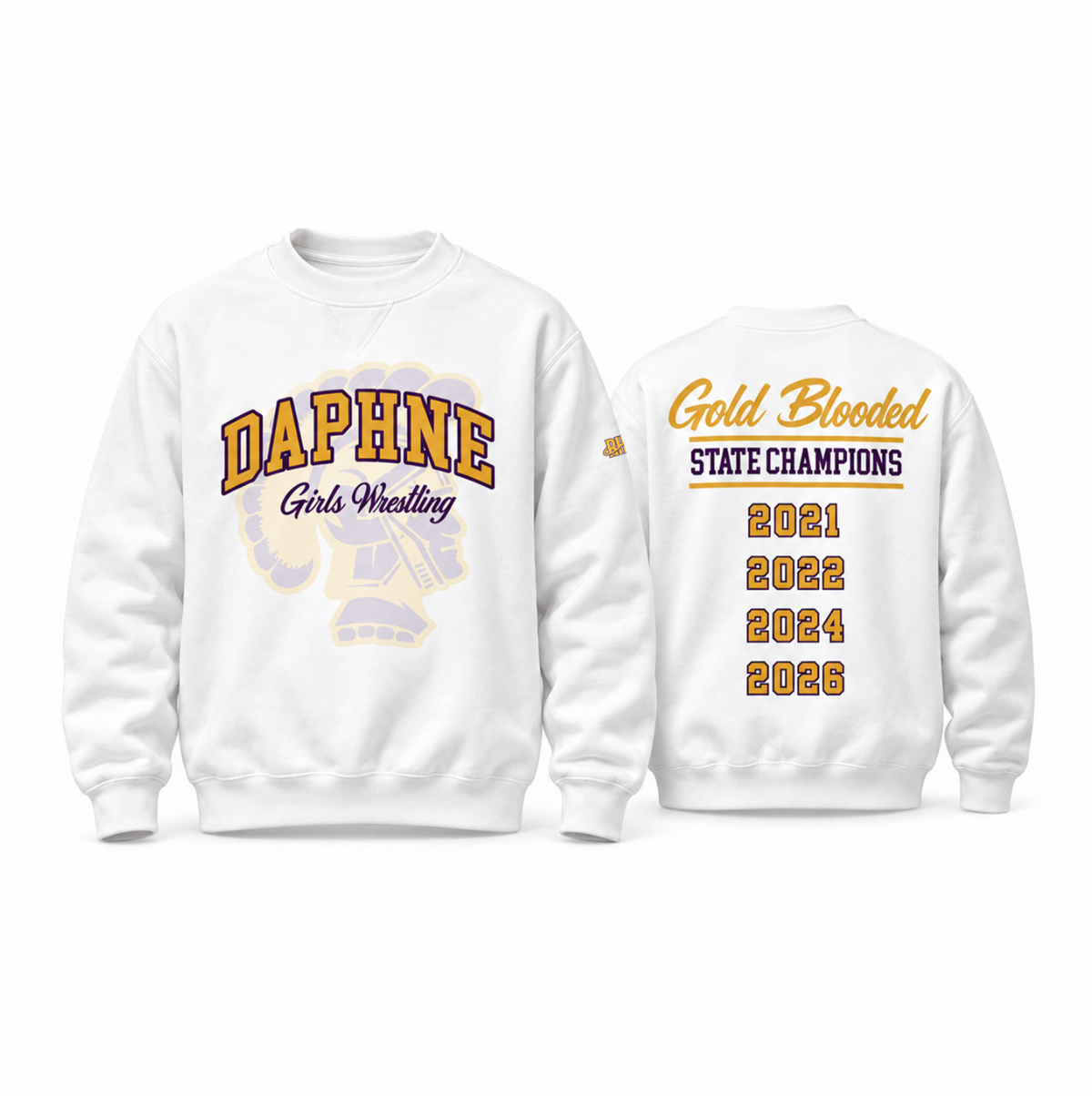 Daphne High School Women's Wrestling Crewneck