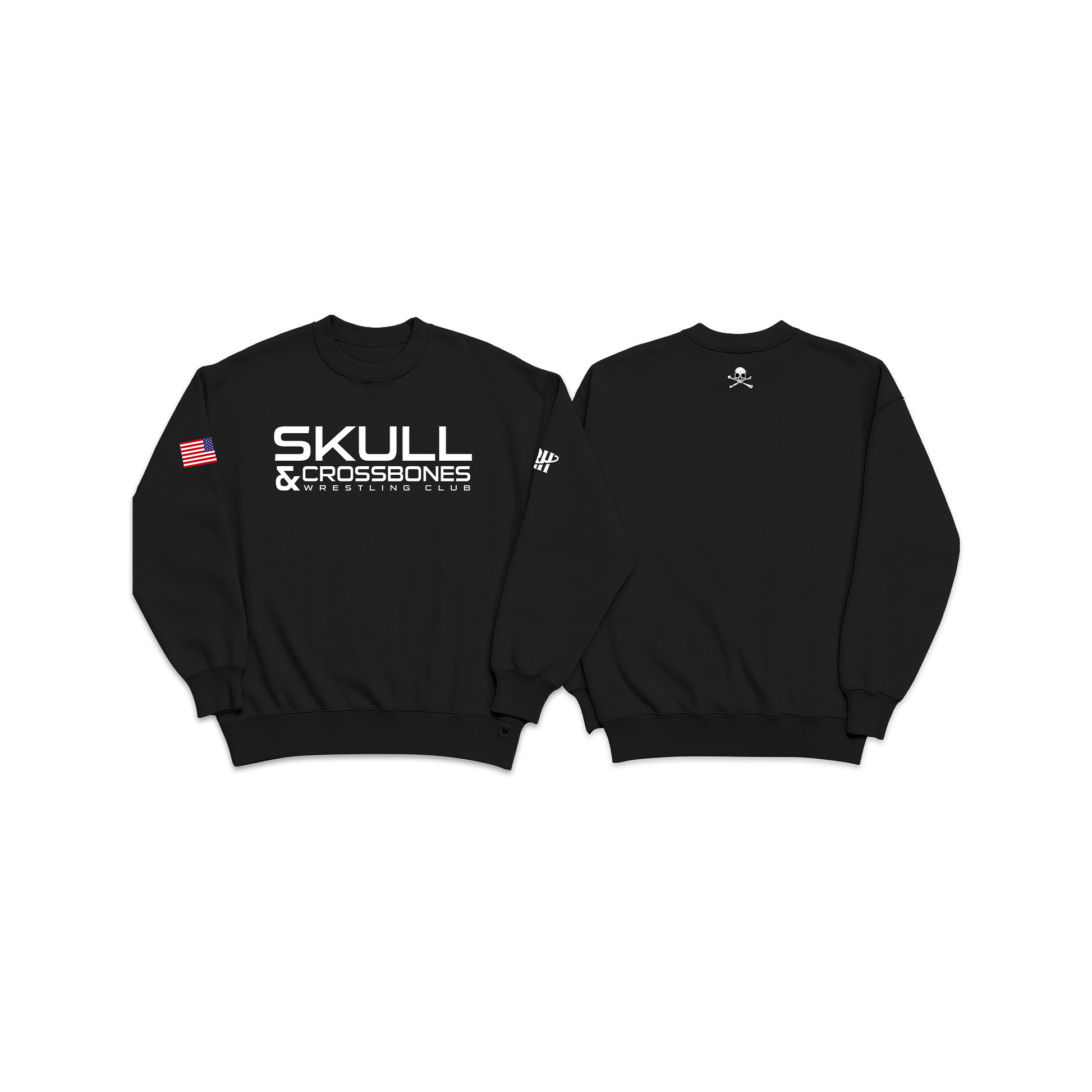 Skull and Crossbones Wrestling Crewneck
