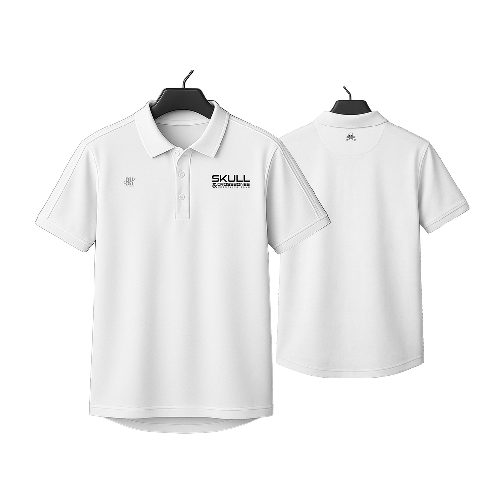 Skull and Crossbones Wrestling Club Polo